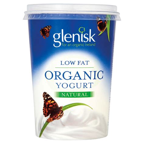 Glenisk Organic Natural Yoghurt Low Fat 500g - Centra