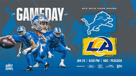 How to Watch Lions vs Rams on Sunday, January 14, 2024