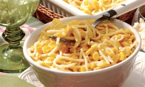 Spaghetti Corn Casserole (photo from Relish.com) 1 can creamed corn 1 can whole kernel corn with ...