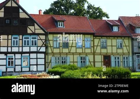 Residential buildings of the old city in Europe. Traditional ...