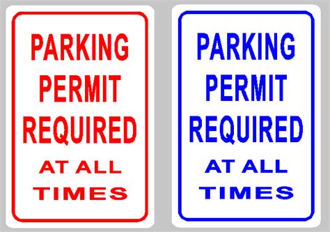 Journal of Sign Designs and Proofs » PARKING PERMIT REQUIRED