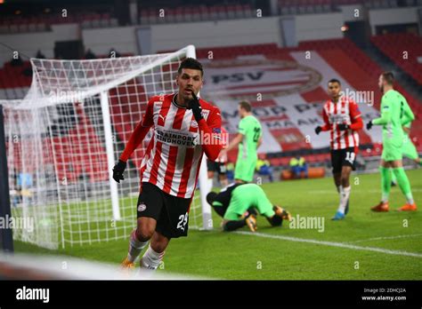 EINDHOVEN, NETHERLANDS - DECEMBER 10: Joel Piroe of PSV Eindhoven ...