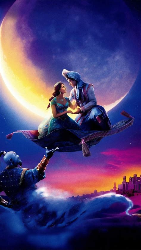 Download Aladdin Carpet Ride Disney Phone Wallpaper | Wallpapers.com