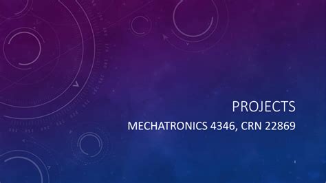 Mechatronics Projects(2)