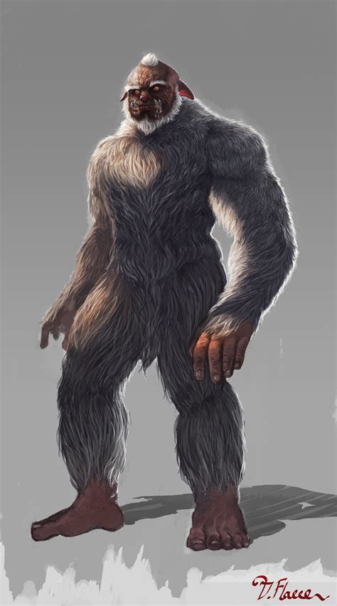 Yeti-Concept art by Dragonflamebg on DeviantArt