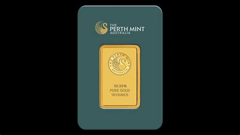 Bullion List - Gold - Perth Mint - 10oz Perth Mint Gold Bar (Certicard)