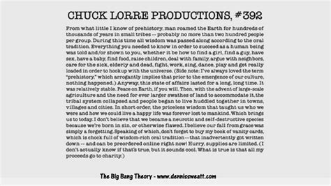 Chuck Lorre Productions Quotes. QuotesGram