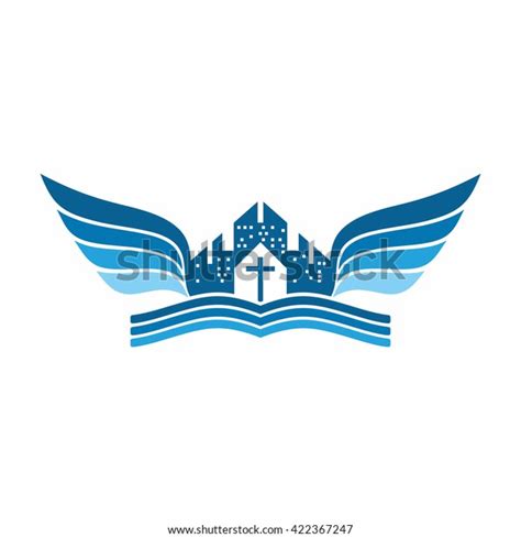 Church Logo Unity Church Christ City Stock Vector (Royalty Free) 422367247