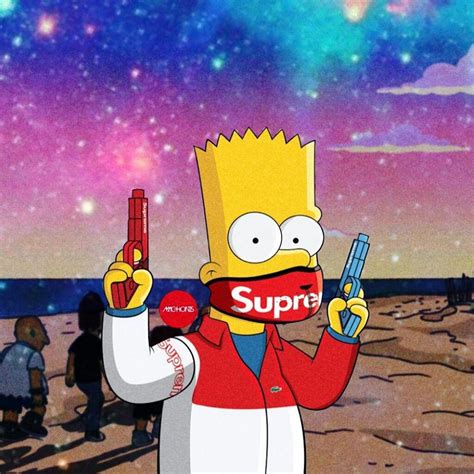 Supreme Bart Simpson Wallpapers - Wallpaper Cave