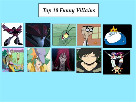 My top 10 funny Villains by DjCinnccing on DeviantArt