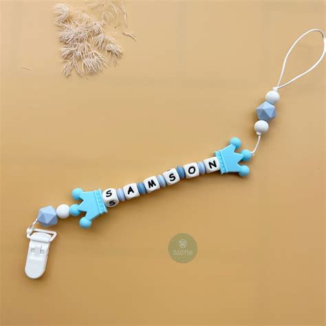 Personalized Pacifier Clip for Baby Boy and Baby Girl Custom - Etsy