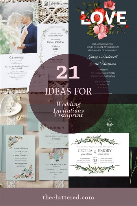 21 Ideas for Wedding Invitations Vistaprint - Home, Family, Style and Art Ideas