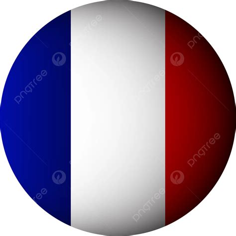 France National Flag Sphere Ball Vector Transparent, France Flag, France Sphere, France Day PNG ...