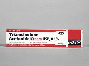 Triamcinolone Acetonide .1% Cream 30 Gm By Taro Pharma