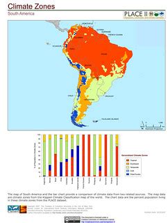 South America: Climate Zones with Bar Graph | SEDACMaps | Flickr