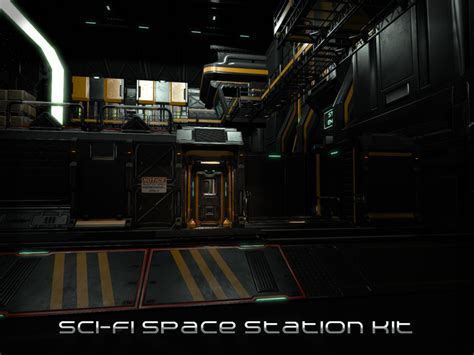 Second Life Marketplace - [P.0.E] - Sci-fi Space Station Interior Build Kit