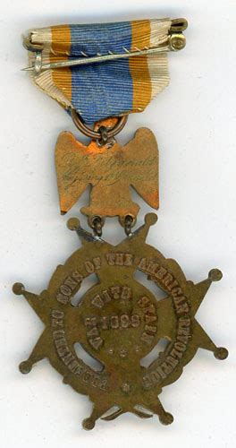 Sons of American Revolution War Service Medal, Span-Am War – Floyd's Medals