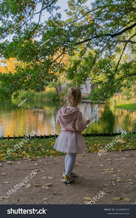 Little Girl Pink Dress Back View Stock Photo 2222809315 | Shutterstock