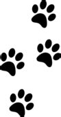 Bear paw tracks clipart 2 - WikiClipArt