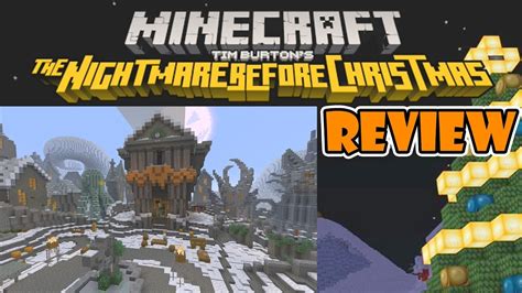 Minecraft Bedrock: Nightmare Before Christmas Mash-Up Review! - YouTube