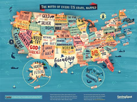 This Glorious Map Of US State Mottos Is Packed Full Of Surprises