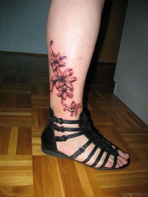 50 Elegant Flowers Tattoos On Leg - Tattoo Designs – TattoosBag.com