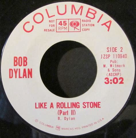 Bob Dylan - Like A Rolling Stone (1965, Vinyl) | Discogs