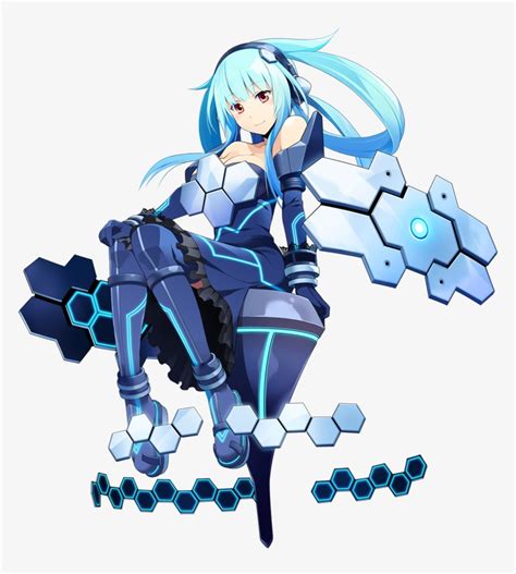 Image - Anime Blue Robot Girl - 900x900 PNG Download - PNGkit