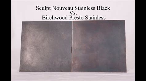 Sculpt Nouveau Stainless Black vs Birchwood Presto Stainless - YouTube