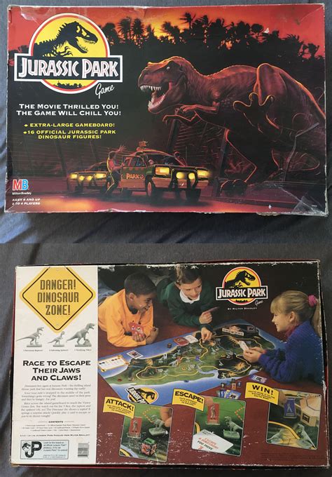 1993 Milton Bradley Jurassic Park Board Game : r/JurassicPark