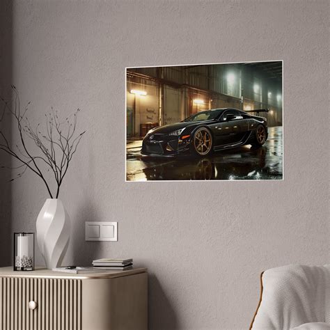 Lexus LFA Gloss Poster Lexus LFA Black LFA Lexus by Warehouse Import ...