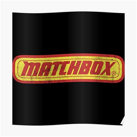 "Matchbox Vintage Logo " Poster for Sale by RusiannArt | Redbubble