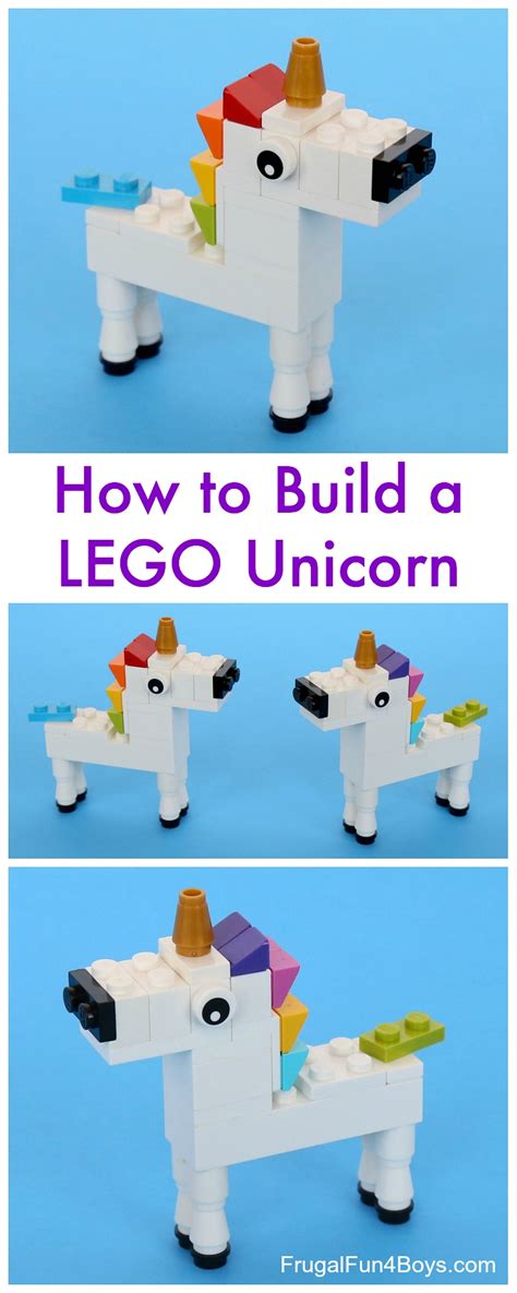 LEGO Unicorn Building Instructions - Frugal Fun For Boys and Girls