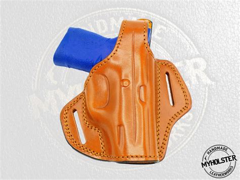 Smith & Wesson M&P 380 Shield EZ .380 ACP OWB Thumb Break Right Hand L – MyHolster