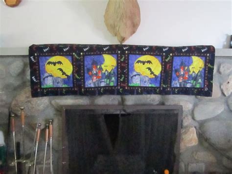 Halloween Fireplace Mantel Scarf Decoration - Etsy