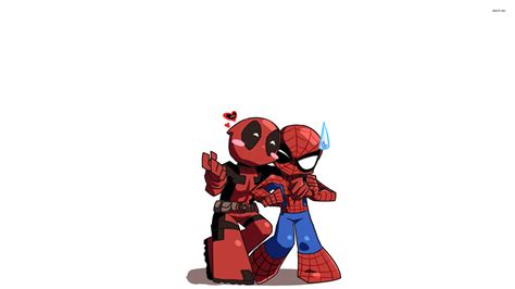 Spider-Man Deadpool Cartoon Wallpapers - Top Free Spider-Man Deadpool ...