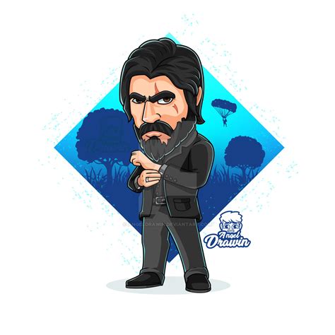 FORTNITE JOHN WICK - SKIN SEGADOR CHIBI FANART by AngelDrawin on DeviantArt