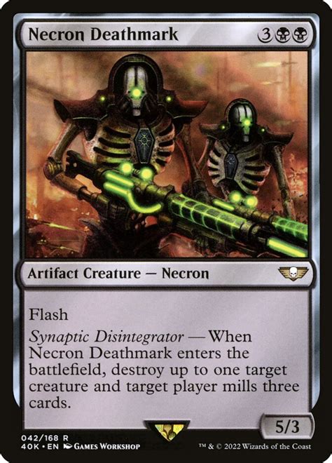 Necron Deathmark - Warhammer 40,000 Commander - MTG Print