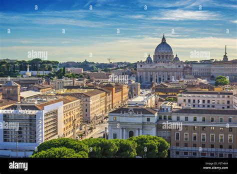 Rome city skyline when sunset , Rome , Italy Stock Photo - Alamy