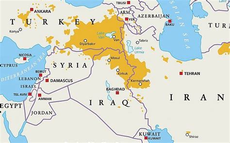 Iran Turkey Border Map