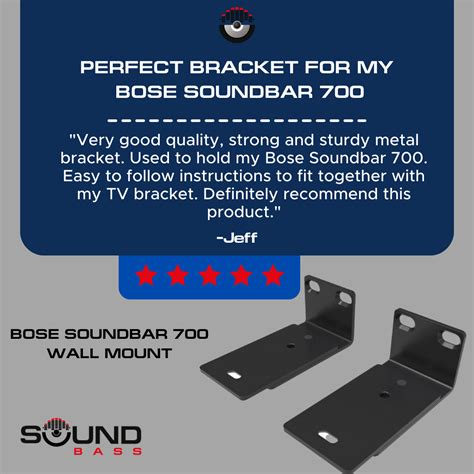 Cop this Bose Soundbar 700 Wall Mount for an affordable price. Quality ...