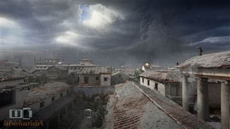 Video animation of Mount Vesuvius eruption that destroyed Pompeii in ...