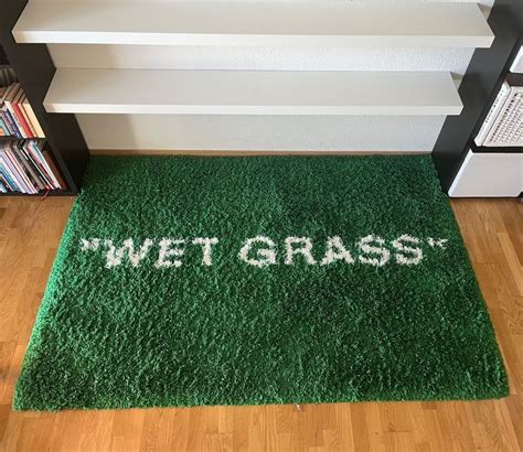 Off White-Virgil Abloh x Ikea WET GRASS Rug 195x132 cm | Kaufen auf Ricardo