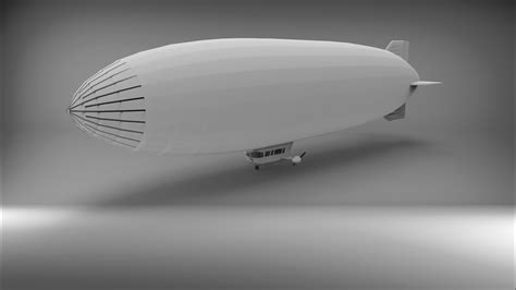 Airship 3D Model $10 - .fbx .obj .3ds - Free3D