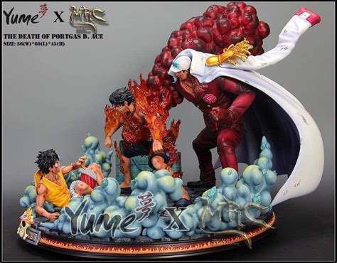 One Piece Resin Statue Ace's Marineford Death Akainu Luffy, Hobbies & Toys, Toys & Games on ...