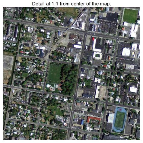 Aerial Photography Map of Rexburg, ID Idaho