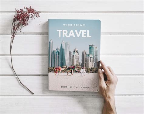 Travel Book Cover Template Canva Editable for Notebook Journal - Etsy