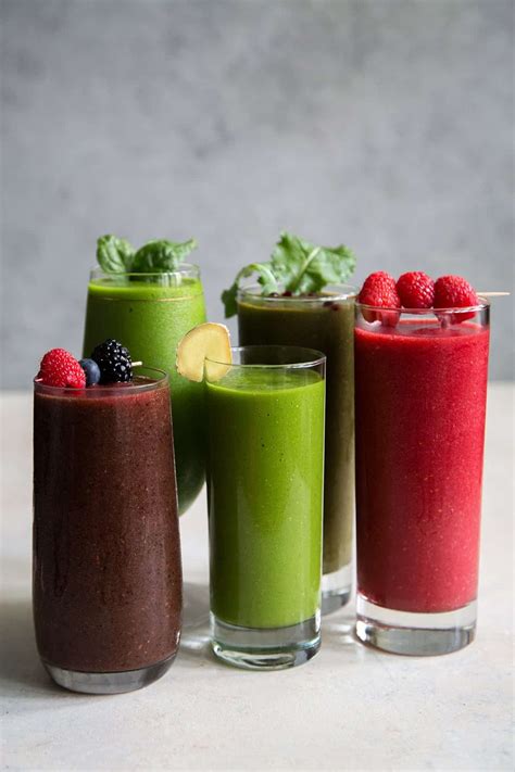 5 Fruit and Veggie Smoothies- The Little Epicurean