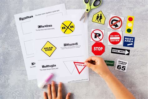 free printable Safety Signs Worksheets for preschool, pre k, kindergarten, and first graders ...
