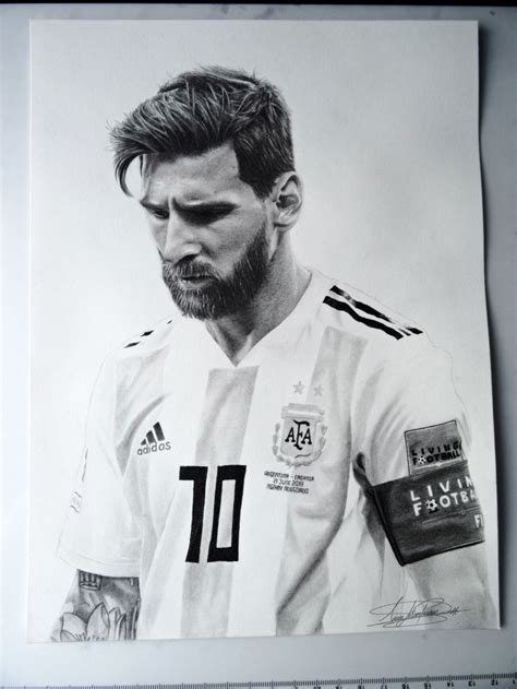 Leo Messi - Portrait #drawing #retrato #dibujoalapiz #portrait #dibujo ...